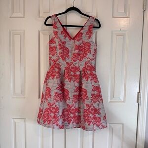 Donna Ricco New York Floral Jacquard Fit & Flare Dress - Size 6